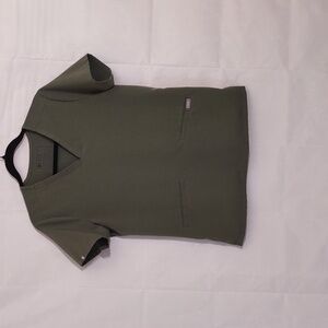 Figs Casma Three-Pocket Scrub Top - Moss